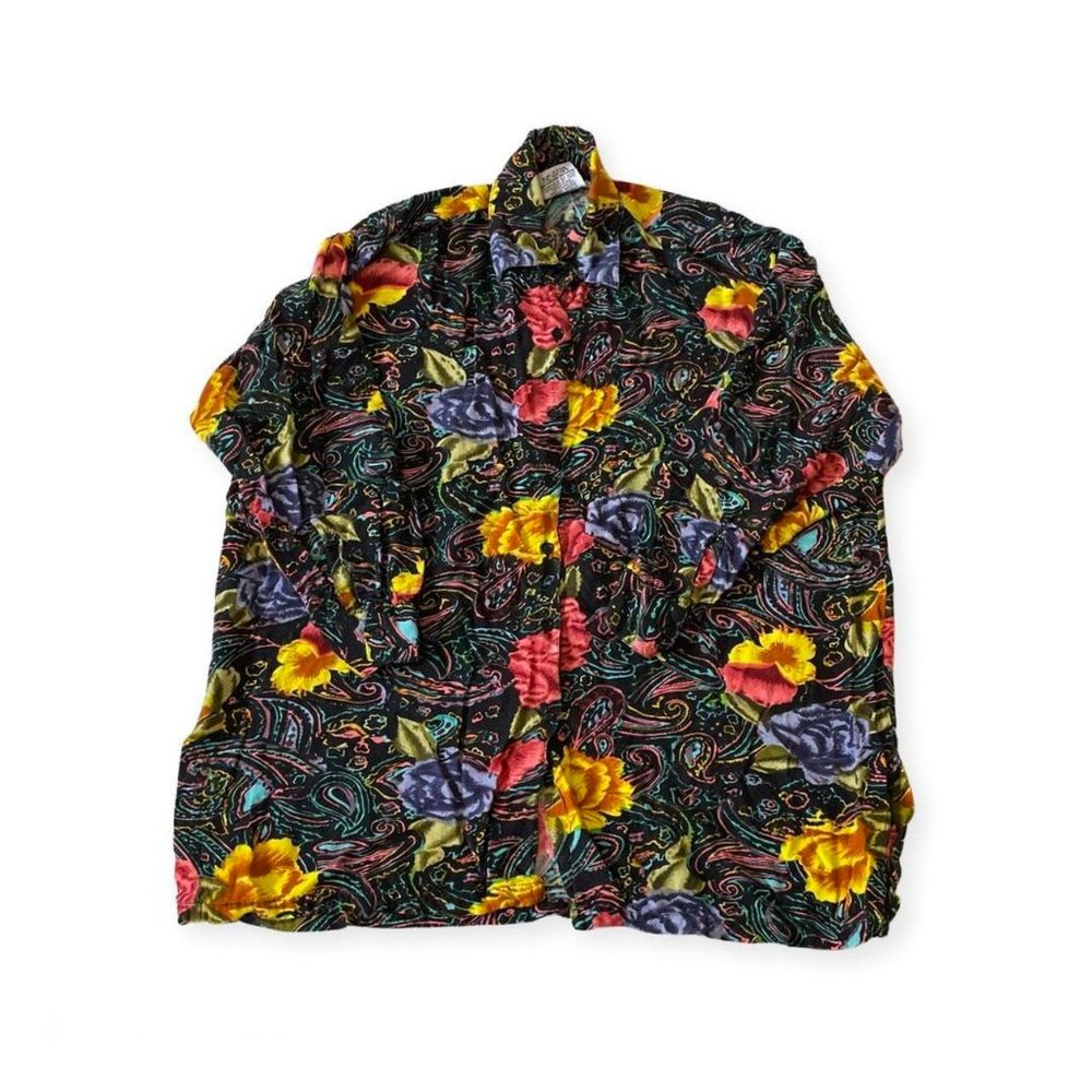 Crazy Multicolour Arcade Carpet/Floral/Paisley Unique Printed Button Up Shirt